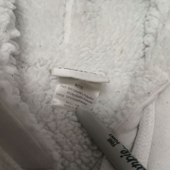 "Peanuts" official brand fleece lined hoodie. Size: M (7-9) (0855) - Picture 6 of 9